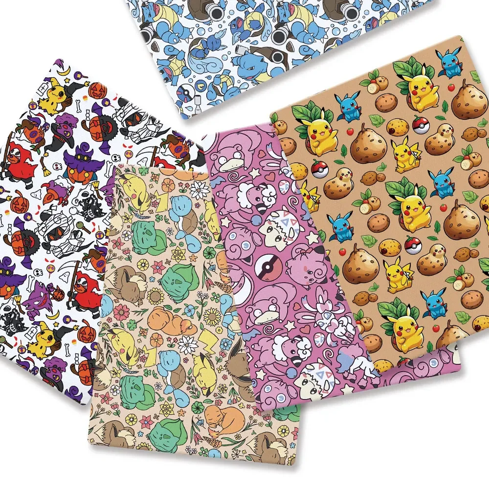 Baby Products In Japan - Pokemon การ์ตูน Fabric140*50 ซม.Handmade เย็บ Patchwork
