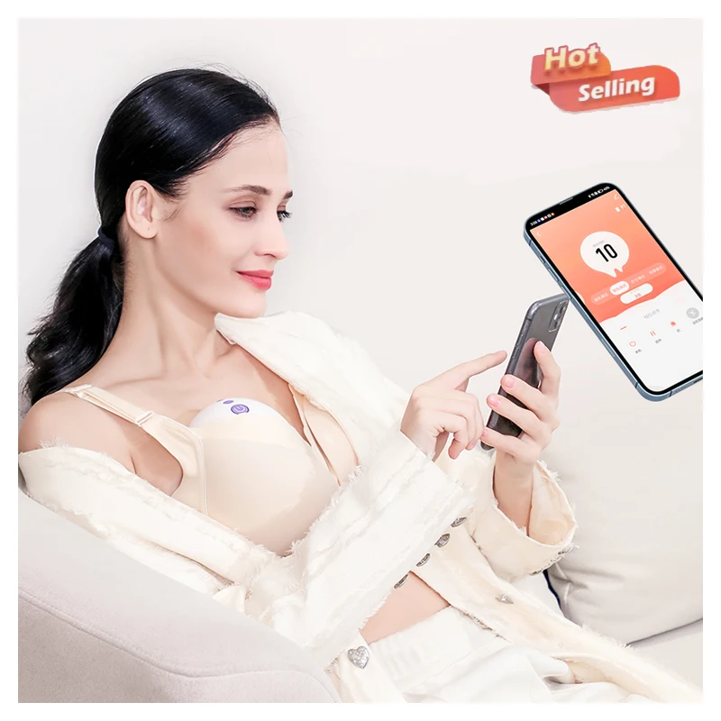 Baby Products App - เครื่องปั๊มนมสำหรับผู้ใหญ่รุ่นใหม่ ควบคุมผ่านแอปพลิเคชัน ใช้งานง่าย ทำความสะอาดง่าย แบบสวมใส่ได้