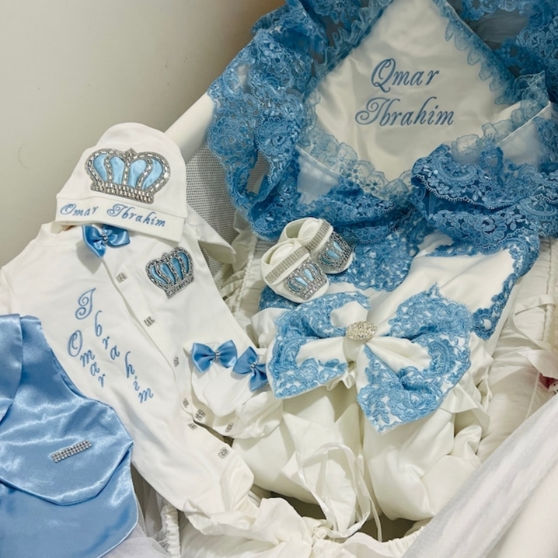 Baby Products Kit Set - 5 ชิ้นทารกแรกเกิดเด็กทารกชุดเด็กเสื้อผ้าผ้าฝ้าย Infant0 ผลิตภัณฑ์เสื้อกางเกงถุงมือรับผ้าห่ม