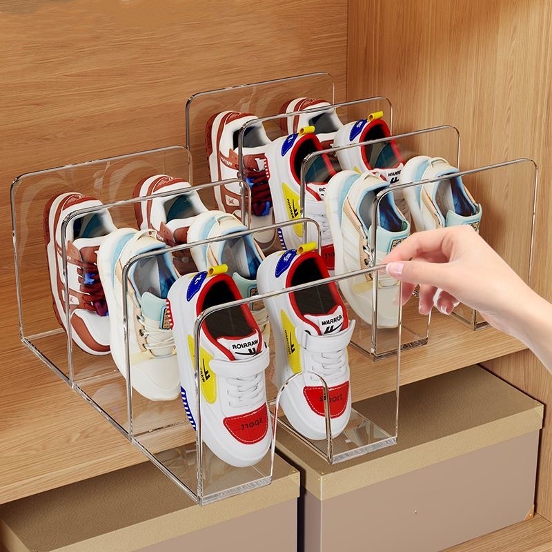 Baby Products Storage Box - กล่องรองเท้าเด็กใช้ในบ้านตู้รองเท้าเก็บประหยัดพื้นที่อะคริลิคใส Simple รองเท้าเด็กกล่องเก็บ