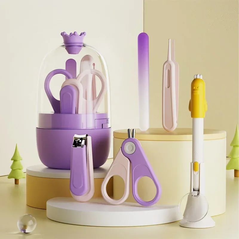 Baby Products Kit Set - ชุดดูแลเล็บเด็กแรกเกิด 1 ชิ้น ชุดทำความสะอาดและดูแลความงามสำหรับเด็กแรกเกิด ชุดอุปกรณ์ตัดเล็บเด็ก ของขวัญสำหรับเด็ก
