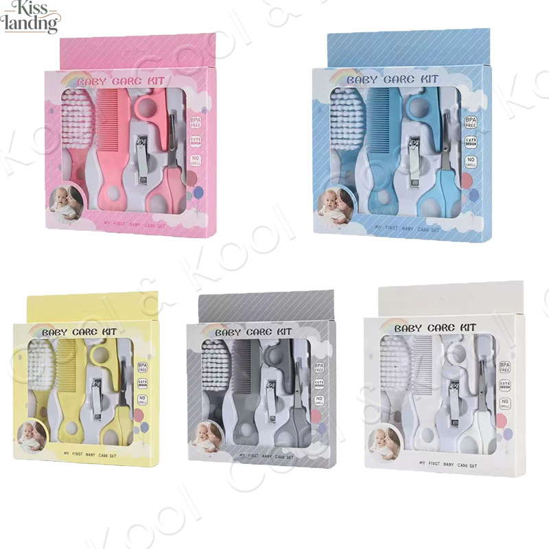Baby Products Kit Set - ชุดอุปกรณ์ดูแลเด็ก 6 ชิ้น ครบชุด ปลอดภัยสำหรับดูแลเล็บและเส้นผมสำหรับทารกแรกเกิดและเด็กเล็ก