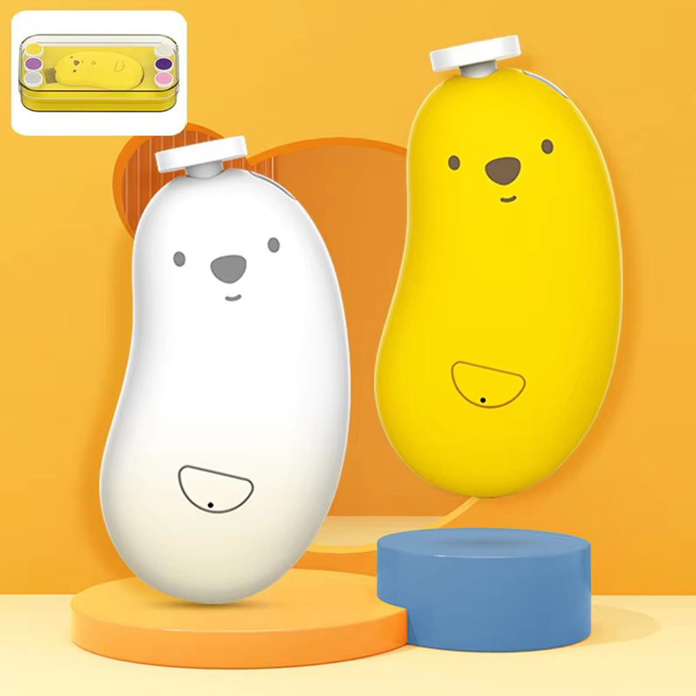 Baby Products Kit Set - เครื่องเจียรเล็บเด็กไฟฟ้าแบบชาร์จได้ ชุดกรรไกรตัดเล็บเด็กแรกเกิด เงียบและปลอดภัย สำหรับตัดแต่งและดูแลเล็บที่บ้าน