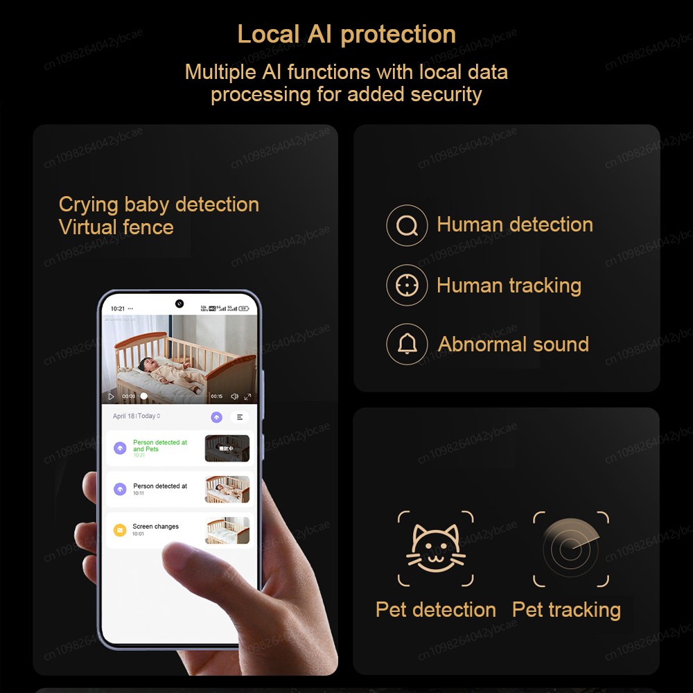 กล้องอัจฉริยะ XIAOMI 4, Wi-Fi  - Xiaomi Baby Products บทวิจารณ์และราคา