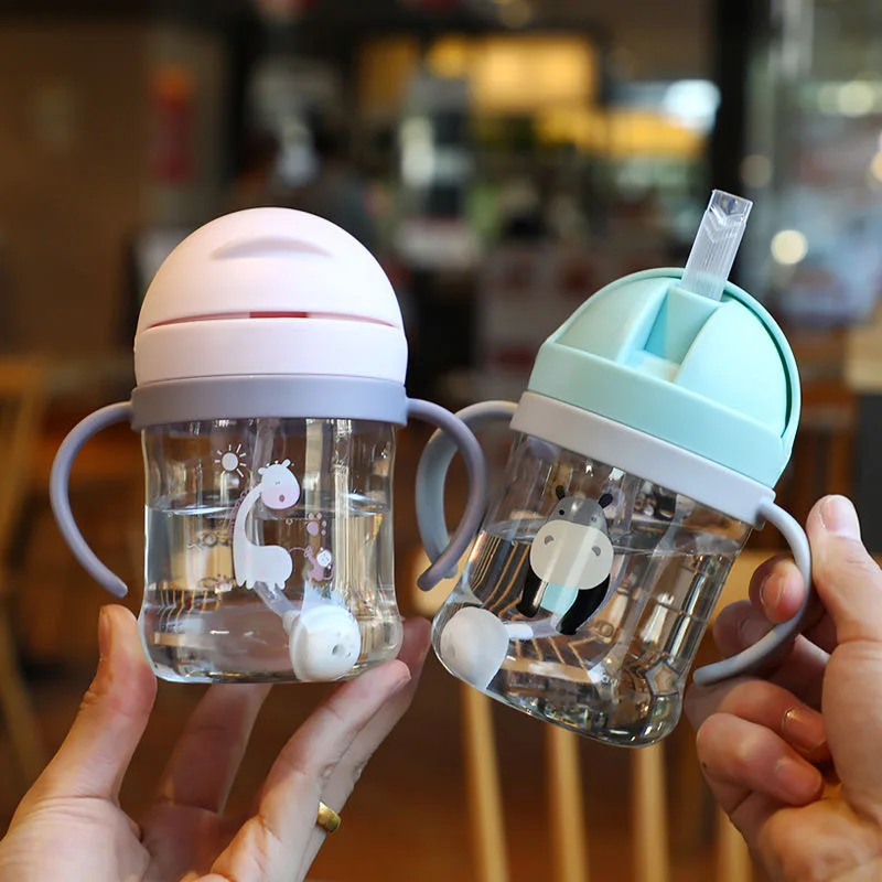 ขวดน้ำเด็กแบบพกพาพร้อมหลอดดูด  - Baby Products Best บทวิจารณ์และราคา