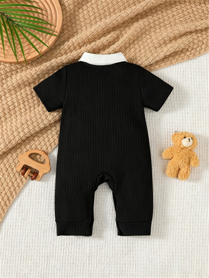 ชุดจั๊มสูทเด็กผู้ชาย คอปกและแข - Baby Products On Sale บทวิจารณ์และราคา