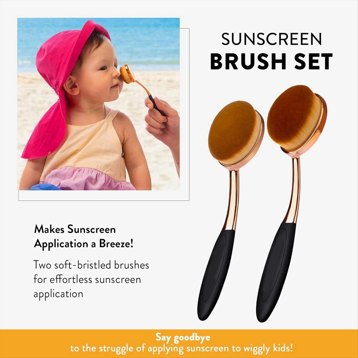 ชุดแปรงทาครีมกันแดด AA83 - แปร - Baby Sunscreen Lotion บทวิจารณ์และราคา