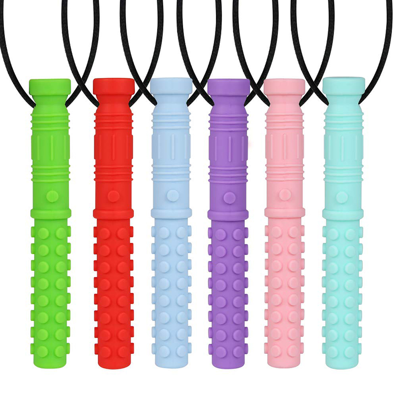 6PCSซิลิโคนเนื้อChewสร้อยคอเด็ - Baby Products You Need บทวิจารณ์และราคา